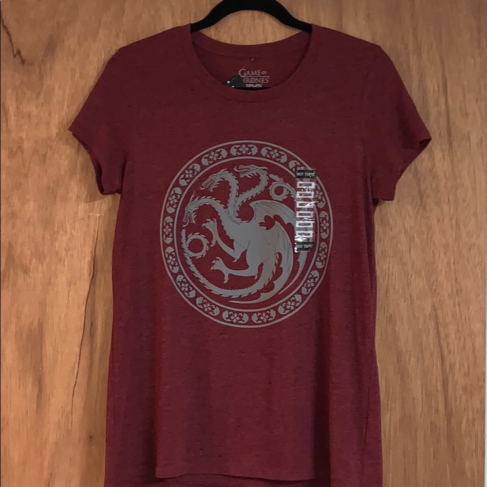 HOT TOPIC GAME OF THRONES Targaryen Speckled TEE!
